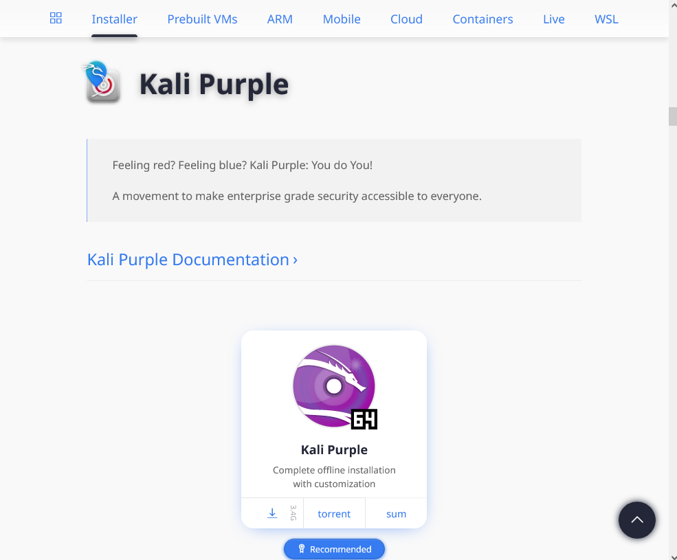 Download Kali Linux 2023.1 Purple