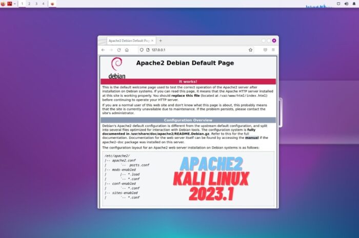 How to Install Apache2 on Kali Linux 2023.1