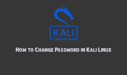 How to Change Password in Kali Linux