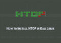 How to Install HTOP in Kali Linux
