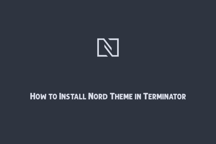 How to Install Nord Theme in Terminator