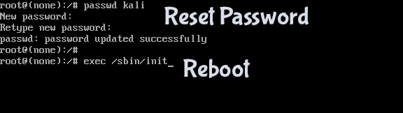 Reset Forgotten Kali Password in Recovery Mode