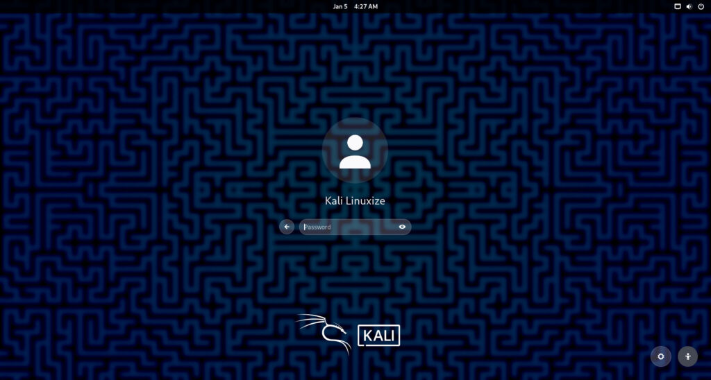 GNOME Desktop at Login